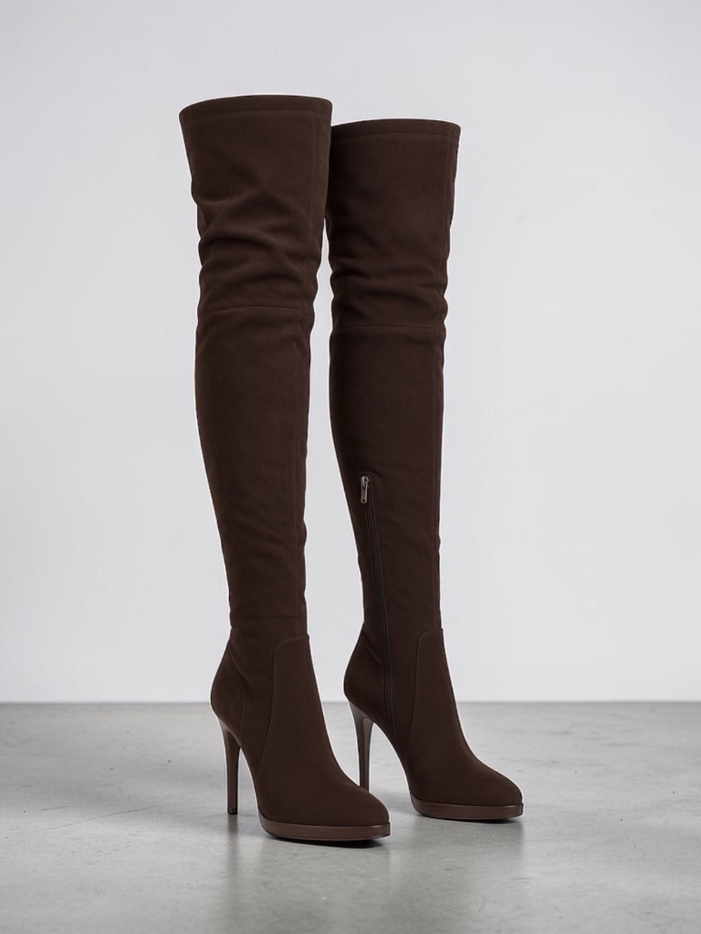 Sam Edelman Dark Brown Over-the-Knee Stiletto Boots